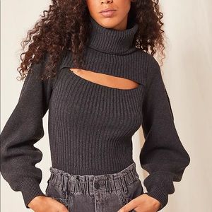 NWT Free People Ariel Turtleneck Pullover Size S